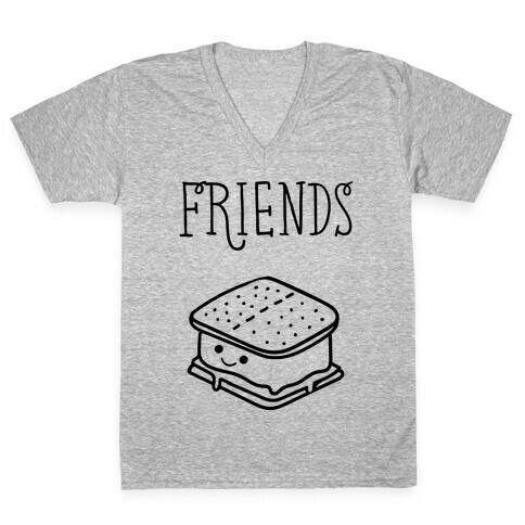 Best Friends Campfire 2 V-Neck Tee Shirt