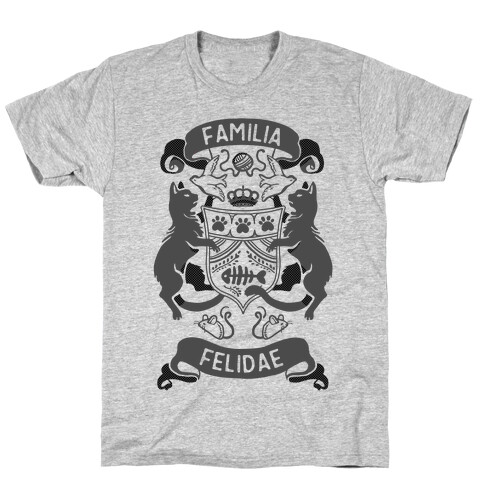 Cat Family Crest: Familia Felidae T-Shirt