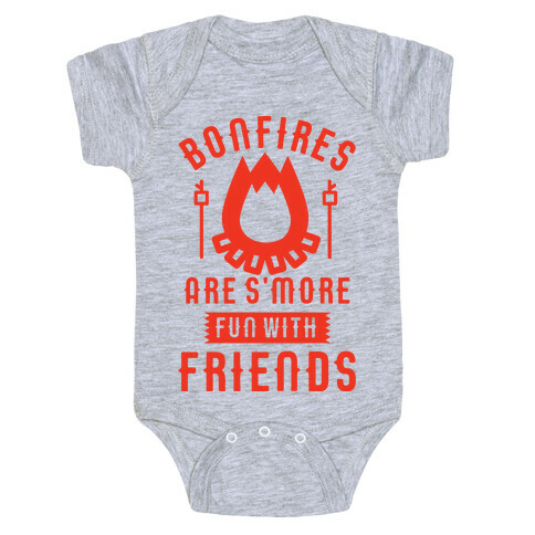 Bonfires Are S'more Fun With Friends Baby One-Piece