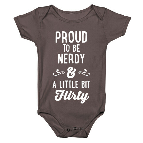 Nerdy & Flirty Baby One-Piece