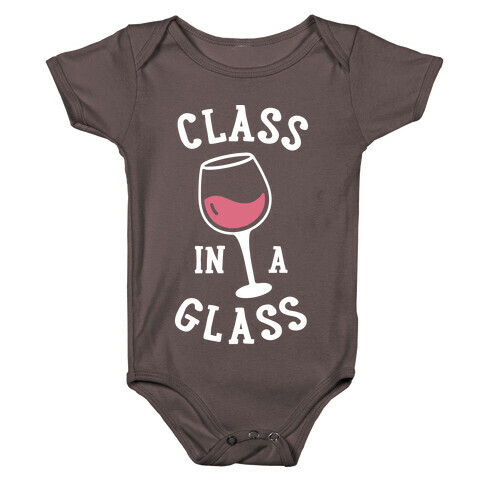 Class In A Glass Baby One-Piece