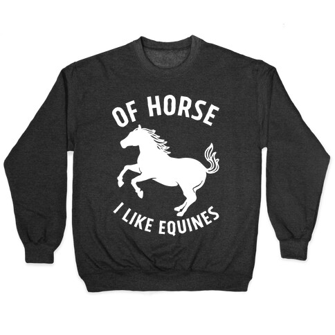 Of Horse I Like Equines Pullover