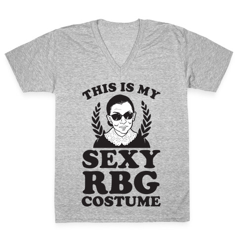This is My Sexy RBG Costume V-Neck Tee Shirt