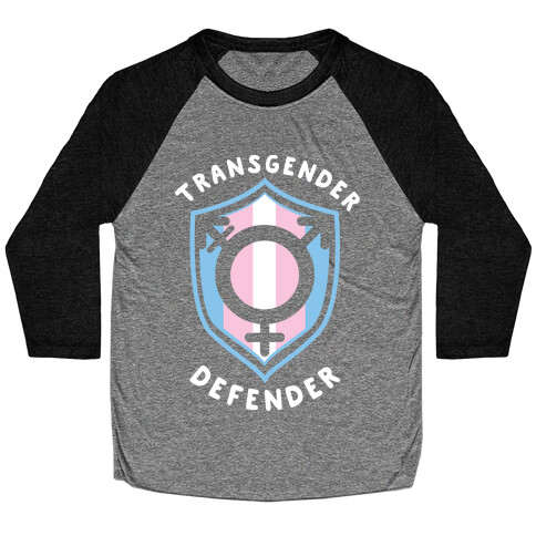 Transgender Defender Baseball Tee