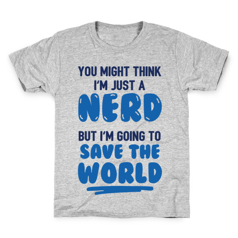 Nerds Save The World Kids T-Shirt