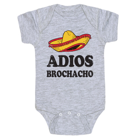 Adios Brochacho (Tank) Baby One-Piece