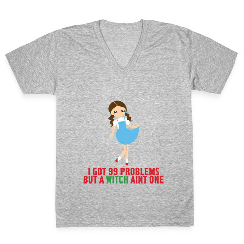 A Witch Aint One V-Neck Tee Shirt