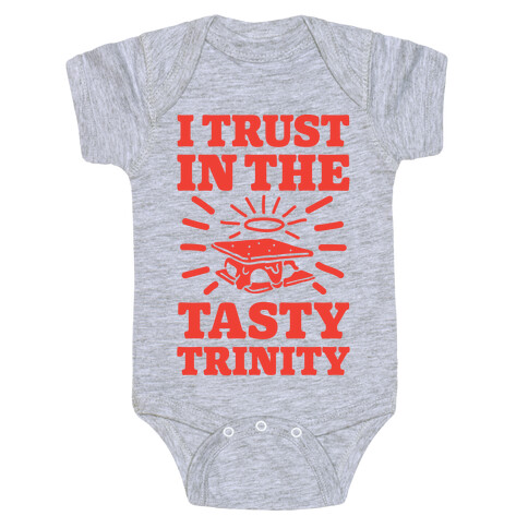 I Trust In The Tasty Trinity Baby One-Piece