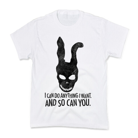 I Can Do Anything I Want Donnie Darko Frank Mask Kids T-Shirt