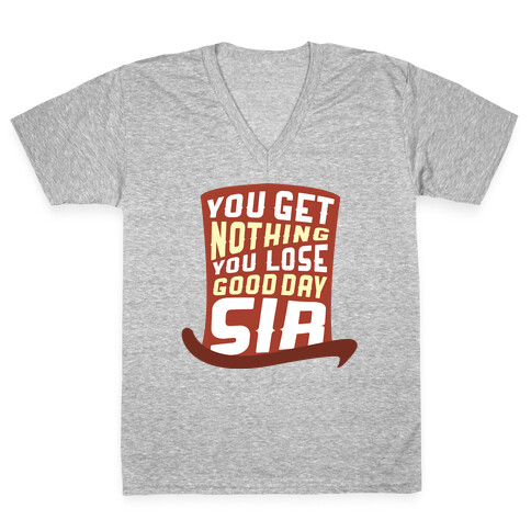 You Lose! V-Neck Tee Shirt