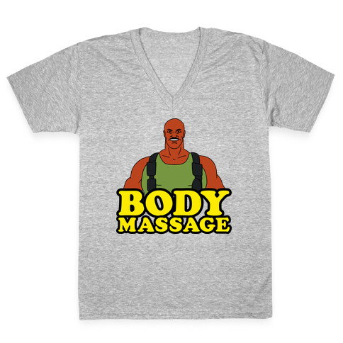Body Massage V-Neck Tee Shirt