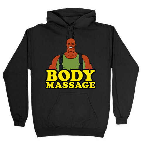 Body Massage Hooded Sweatshirt