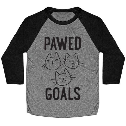 Pawed Goals Baseball Tee