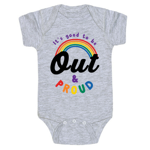 Out & Proud Baby One-Piece