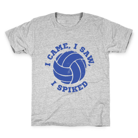 I Came, I Saw, I Spiked (Vintage) Kids T-Shirt