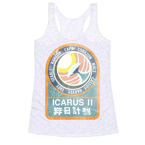 Icarus II Misson Patch Racerback Tank Top