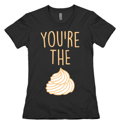 Whipped Cream (Whipped Cream & Pumpkin Pie Couples Shirt) Womens T-Shirt