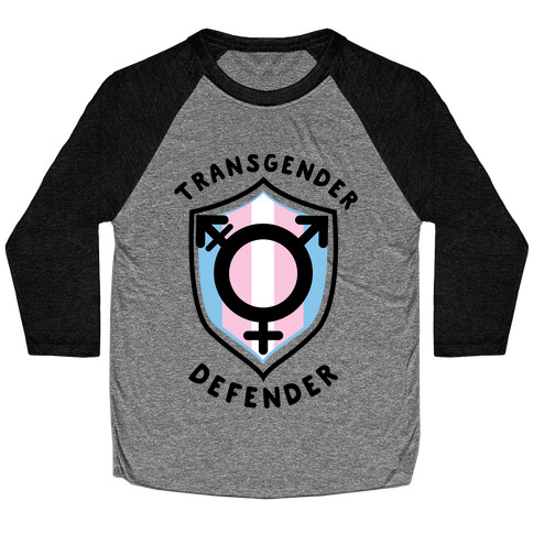 Transgender Defender Baseball Tee