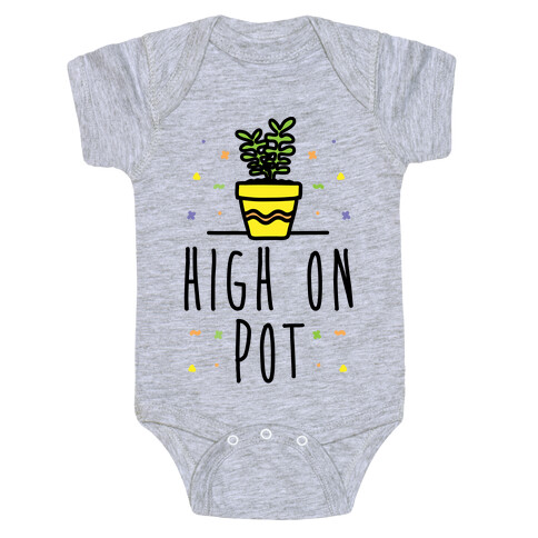 High On Potted Plants Baby One-Piece