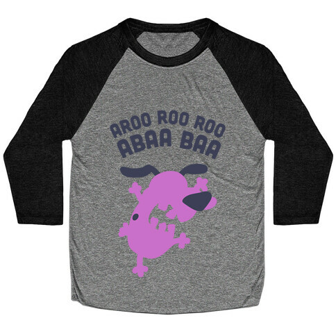 The Cowardly Dog Baseball Tee