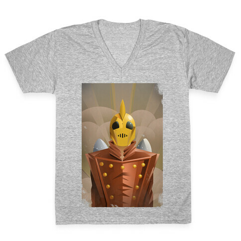 The Rocketing Hero V-Neck Tee Shirt