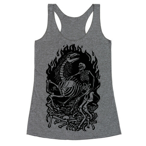 Skeleton War Racerback Tank Top