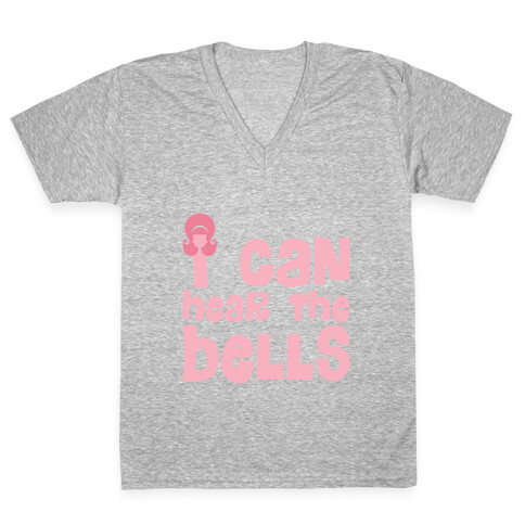 I Can Hear The Bells V-Neck Tee Shirt