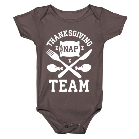 Thanksgiving Nap Team Baby One-Piece