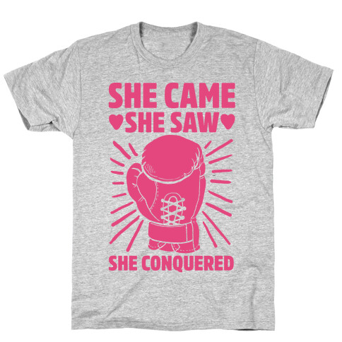 She Came She Saw She Conquered T-Shirt