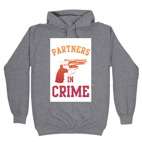 Partners in Crime (Red) Hooded Sweatshirt