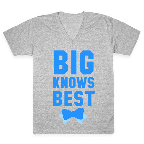 Big Knows Best V-Neck Tee Shirt