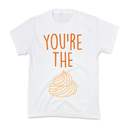Whipped Cream (Whipped Cream & Pumpkin Pie Couples Shirt) Kids T-Shirt