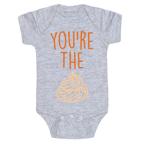 Whipped Cream (Whipped Cream & Pumpkin Pie Couples Shirt) Baby One-Piece