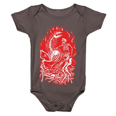 Skeleton War Baby One-Piece