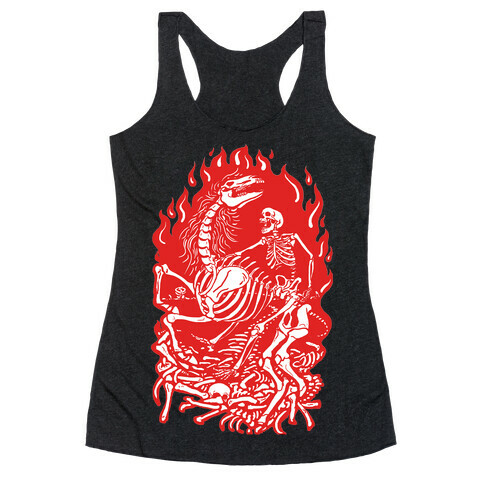 Skeleton War Racerback Tank Top