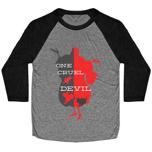 One Cruel Devil Baseball Tee