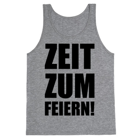 Zeit Zum Feiern Tank Top