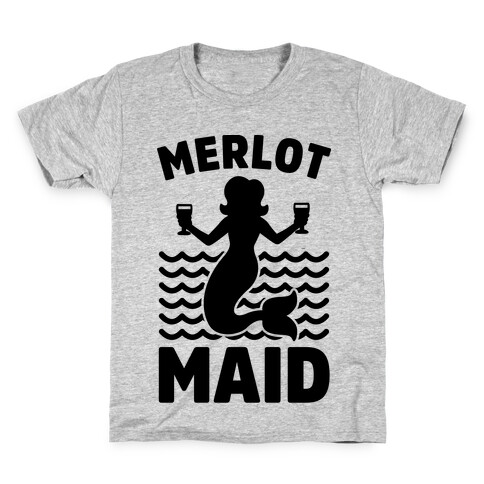 Merlot Maid Kids T-Shirt