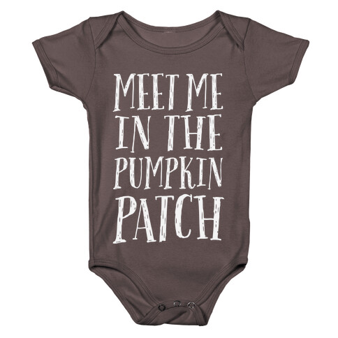 Meet Me In The Pumpkin Patch Baby One-Piece
