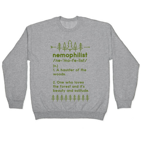 Nemophilist Definition Pullover