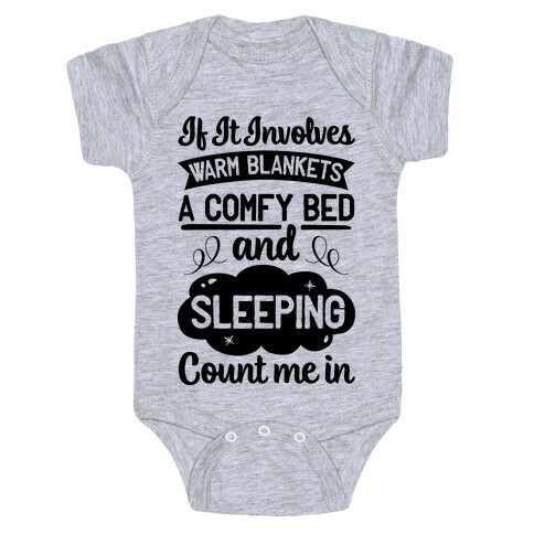 Count Me In for Sleep Baby One-Piece