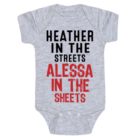 Heather in the Sheets Baby One-Piece