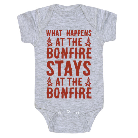 What Happens At The Bonfire Baby One-Piece