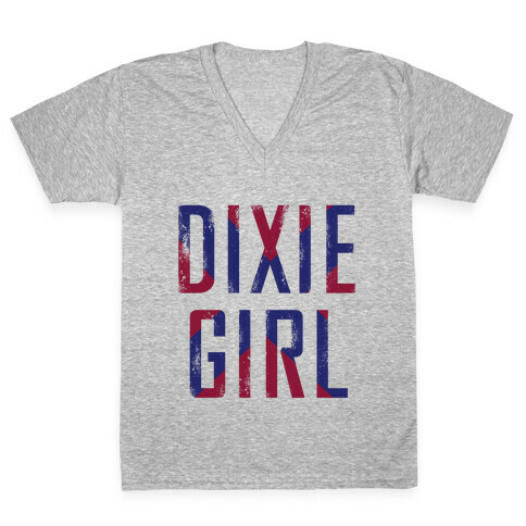 Dixie Girl V-Neck Tee Shirt