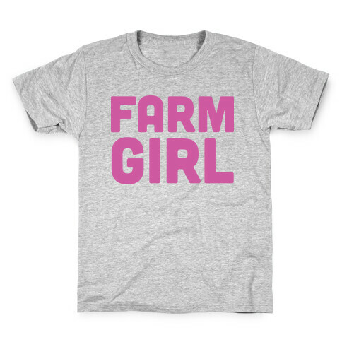 Farm Girl (Tank) Kids T-Shirt