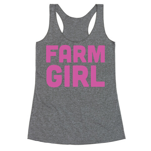 Farm Girl (Tank) Racerback Tank Top