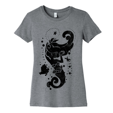 Mermaid Princess Splash Womens T-Shirt