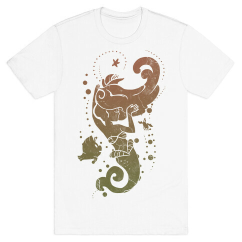 Natural Mermaid Princess Splash T-Shirt