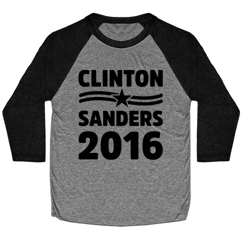 Clinton Sanders 2016 Baseball Tee