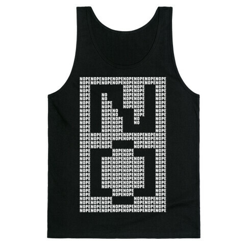 Nope Ascii Art Tank Top